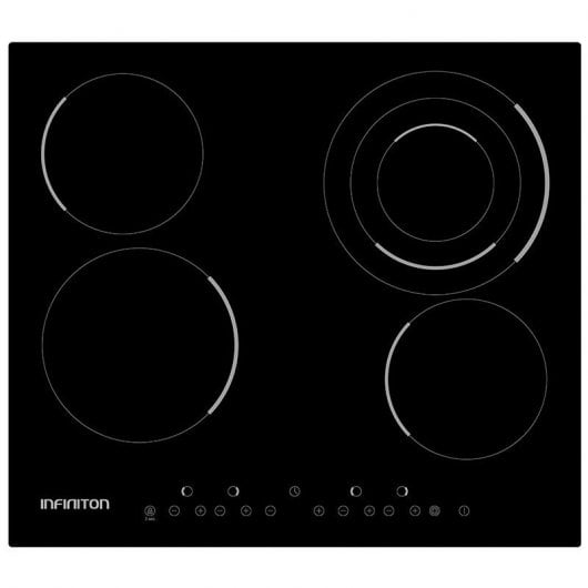 Infiniton VIT4T23 Placa de Vitrocerámica 4 Zonas 60cm Negro