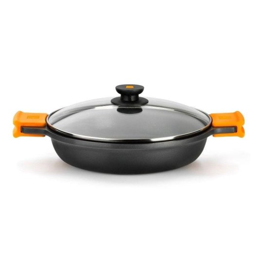 Cacerola BRA Efficient Aluminio Fundido 24cm con Tapa