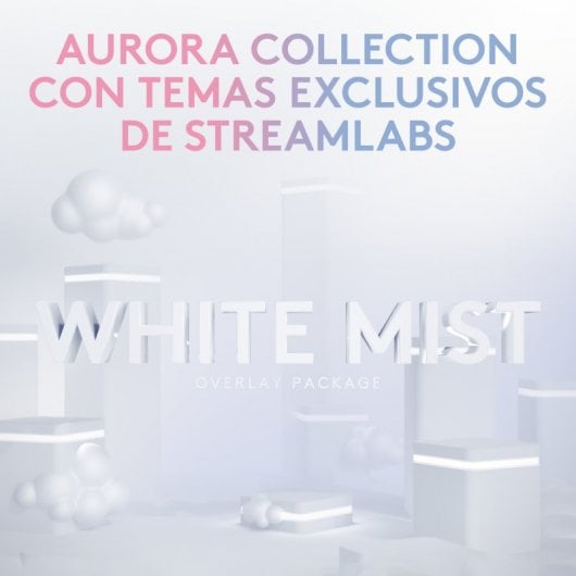 Blue Mic Yeti para The Aurora Collection Microfone USB Multipadrão Premium com Blue VO!CE Branco