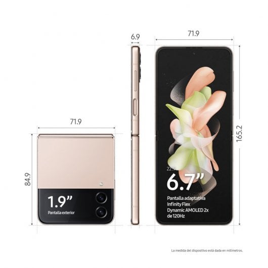 Samsung Galaxy Z Flip4 8/256 GB Rosa + Caricatore da muro 25 W