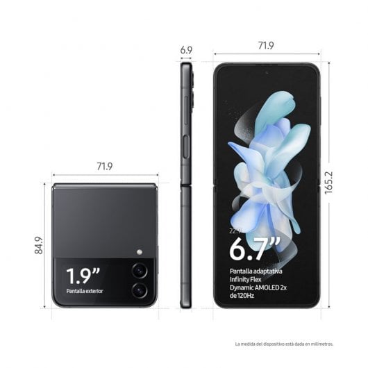 Samsung Galaxy Z Flip4 8/256 GB Grau + 25-W-Ladegerät