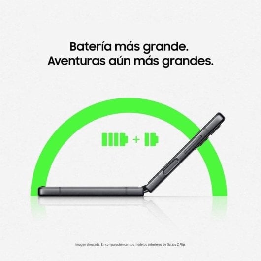 Samsung Galaxy Z Flip4 5G Azul 8GB 128GB 6,7" Resistente al agua