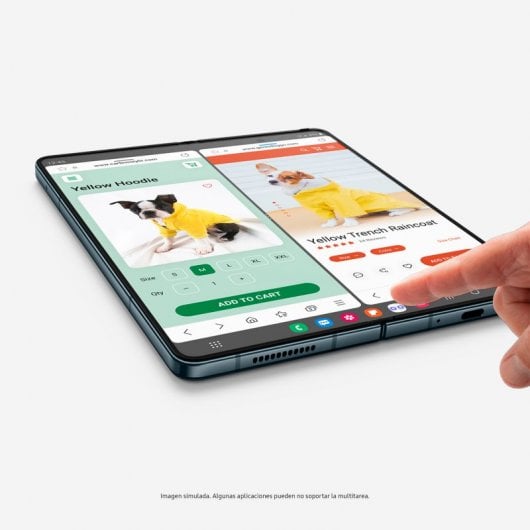 Samsung Galaxy Z Fold4 12/256GB Negro Libre + Cargador de Pared 25W