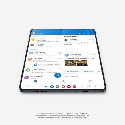Samsung Galaxy Z Fold4 12/256GB Negro Libre + Cargador de Pared 25W