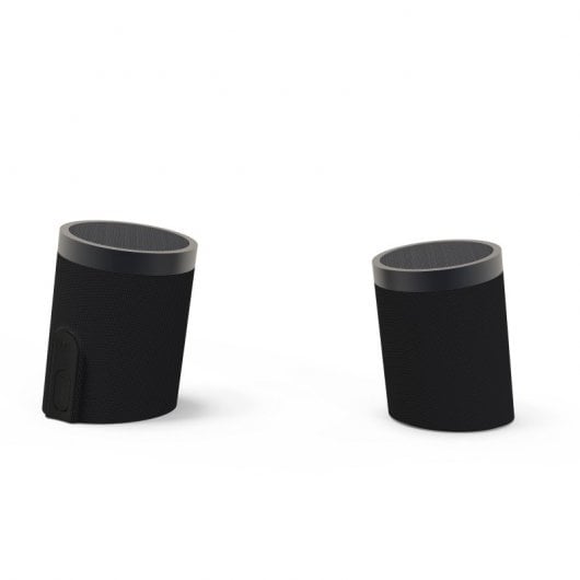 DCU Altavoz Bluetooth 2 En 1 IPX6 Sonido Envolvente 360º con BASS Negro