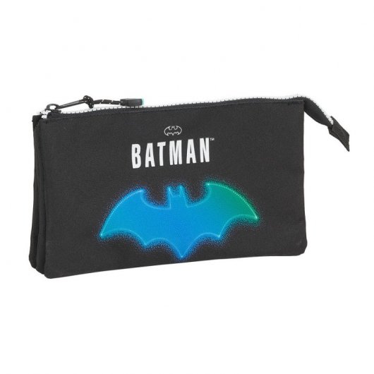 Batman Kosmetiktasche – Reißverschluss-Make-up-Tasche Mit Bat Kid Logo