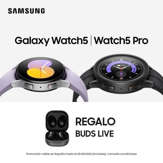 Samsung Galaxy Watch5 Bluetooth 44mm Reloj Smartwatch Azul Zafiro