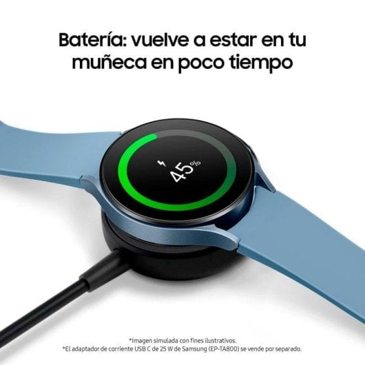 Samsung Galaxy Watch5 Bluetooth GPS NFC 44mm Super AMOLED Graphite Wasserdicht 5ATM+IP68 SpO2 Pulsmesser