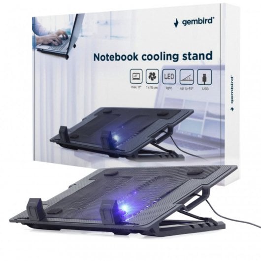 Gembird NBS-1F17T-01 Base Refrigeradora para Portátil hasta 17"