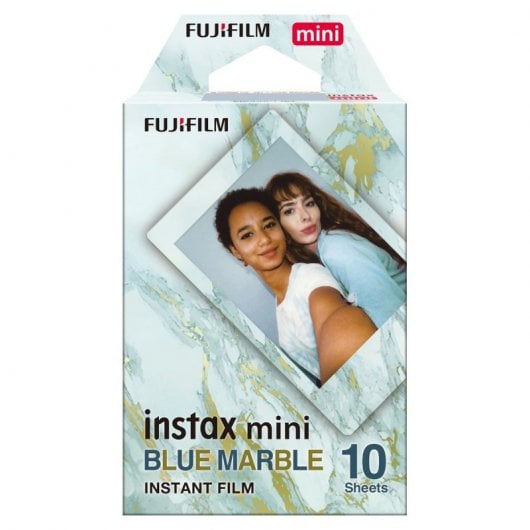 Fujifilm Instant Film Shot Blue Marble Papel Fotográfico para Cámaras Instax Mini