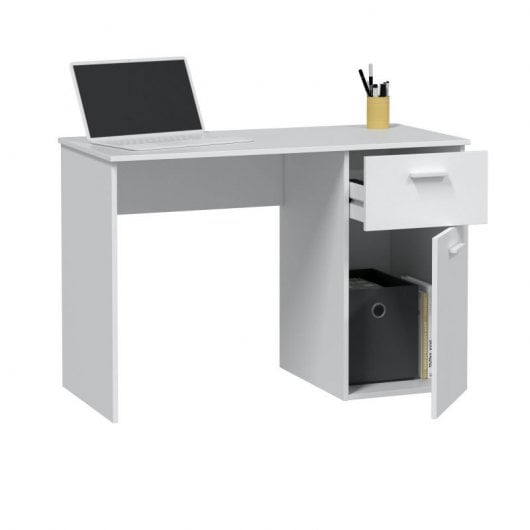 Escritorio Just 1 Cajón +1 Puerta 100 Blanco Artik