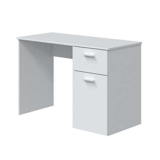 Escritorio Just 1 Cajón +1 Puerta 100 Blanco Artik