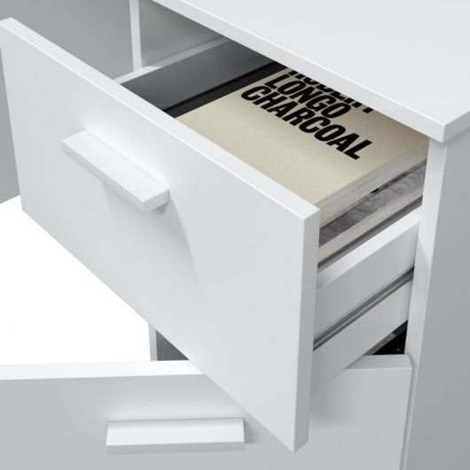 Escritorio Just 1 Cajón +1 Puerta 100 Blanco Artik