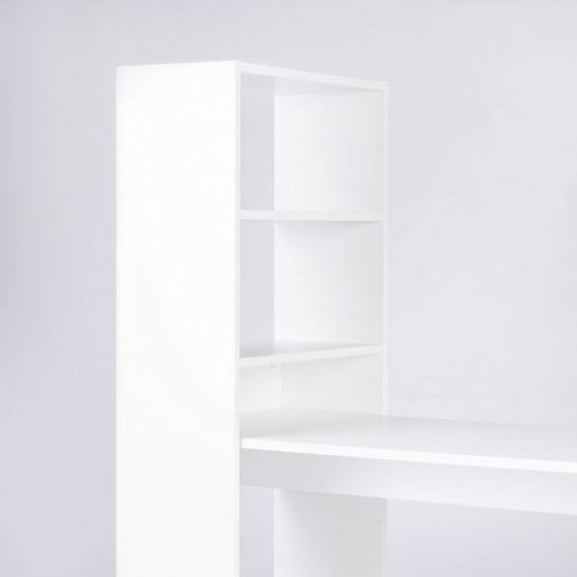 Mesa De Estudio-estantería Qanik Blanco