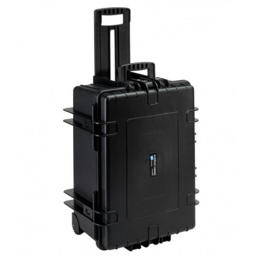 B&W 6800/B/SI Caja para Equipo Fotográfico con Ruedas Negro