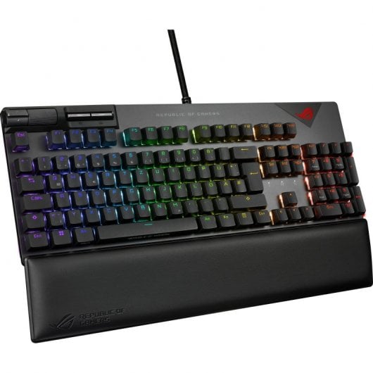 ASUS ROG Strix Flare II Teclado Mecánico Gaming RGB Switch NX Red QWERTY Español Negro