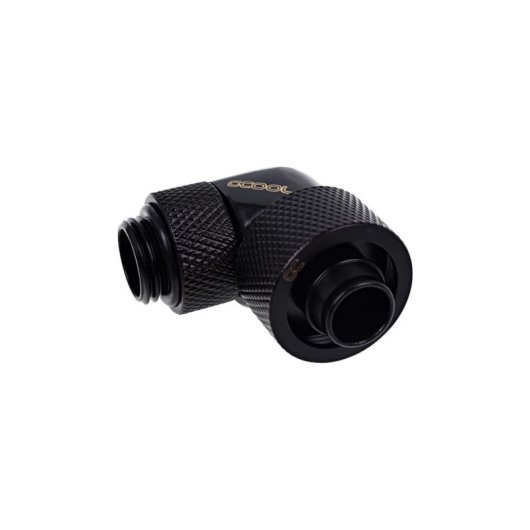Raccord rotatif Alphacool G1/4 16/10mm 90° noir intense