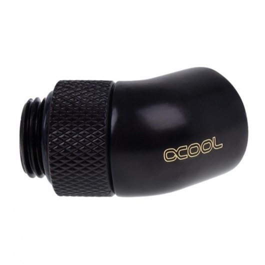 Wasserkühlung Alphacool Drehbarer Winkeladapter 45° G1/4 Schwarz