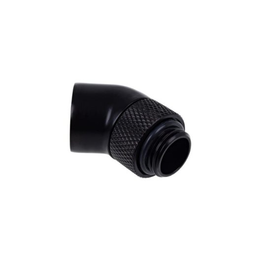 Wasserkühlung Alphacool Drehbarer Winkeladapter 45° G1/4 Schwarz