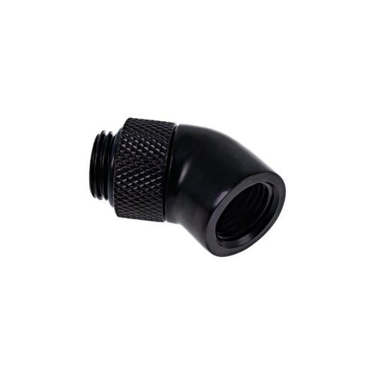 Wasserkühlung Alphacool Drehbarer Winkeladapter 45° G1/4 Schwarz