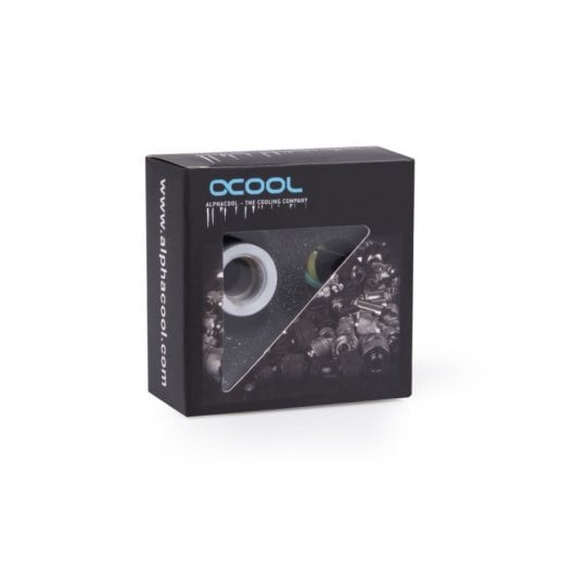 Alphacool Rallonge G1/4 Filetage Externe vers G1/4 Filetage Interne Blanc