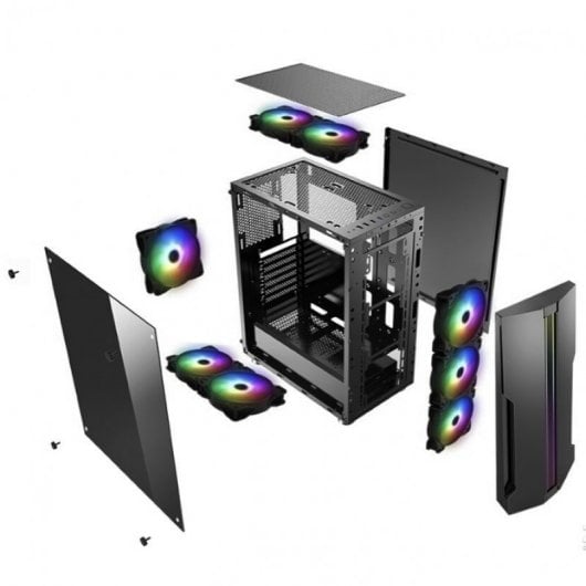 Xilence Performance C Xilent Blade X512 Vetro temperato RGB USB 3.2 Nero
