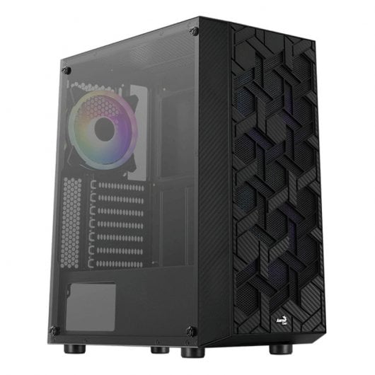Aerocool Hive Verre Trempé USB 3.2 ARGB Noir