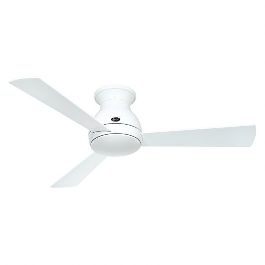 CasaFan Eco Pallas 116 WE-WE/LG Ventilateur de Plafond Écologique avec Moteur Éclairage et Contrôle 20W Blanc