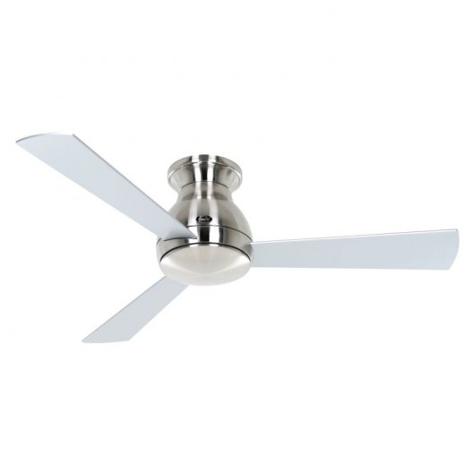 CasaFan Eco Pallas 116 BN-SI/KI Ventilateur de Plafond Écologique avec Moteur de Contrôle de la Lumière et Pales Réversibles 20W