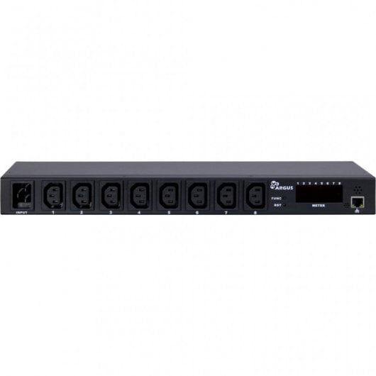 Inter-Tech SW-0816 Multipresa per armadi rack PDU 8 prese CA nere