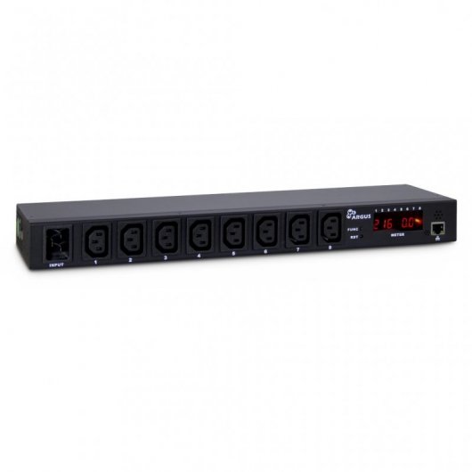 Inter-Tech SW-0816 Multipresa per armadi rack PDU 8 prese CA nere