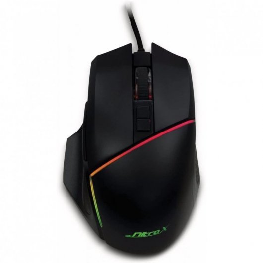 Inter-Tech Nitrox GT-100 RGB  Ratón Gaming Óptico 6400 DPI
