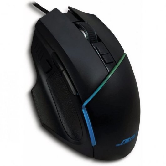 Mouse da gioco ottico Inter-Tech Nitrox GT-100 RGB 6400 DPI