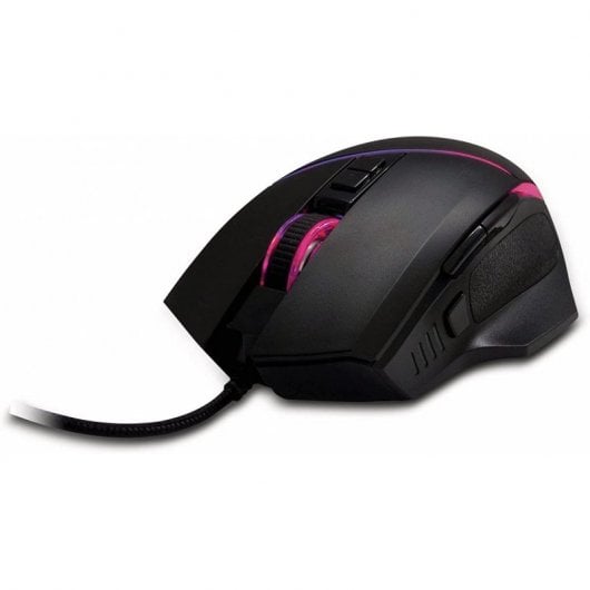 Mouse da gioco ottico Inter-Tech Nitrox GT-100 RGB 6400 DPI