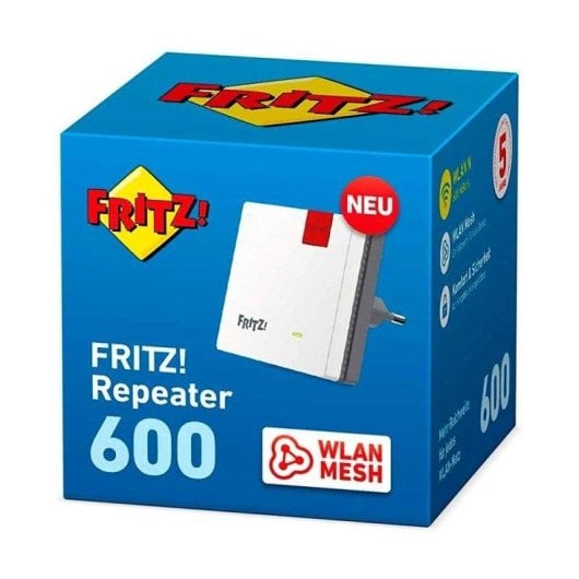 Repeater Fritz Repeater 600 600 Mbit/s Weiß Mesh WLAN WPS