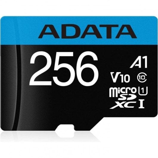 MicroSDXC Speicherkarte ADATA Premier 256GB UHS-I Class 10 V10 SD-Adapter