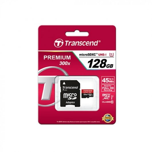 Transcend TS64GSDU3 128 Go MicroSDHC MLC Classe 10