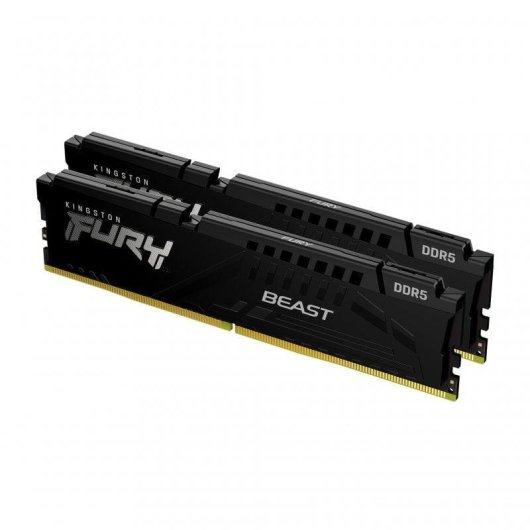 Arbeitsspeicher RAM Kingston FURY Beast 64GB 2x32GB DDR5 5600MHz CL40 Intel XMP Schwarz