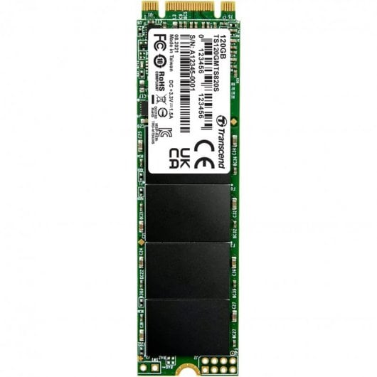 Transcend MTS820 M.2 120 Go Série ATA III 3D NAND