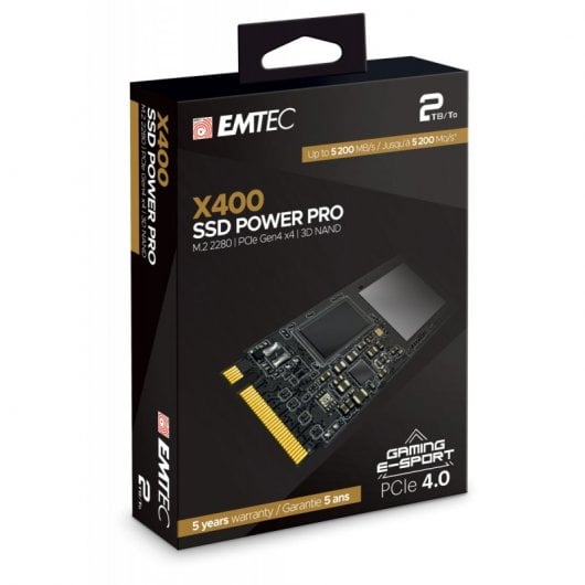 Emtec X400 Power Pro SSD 2 To M.2 PCIe 4.0 3D NAND NVMe