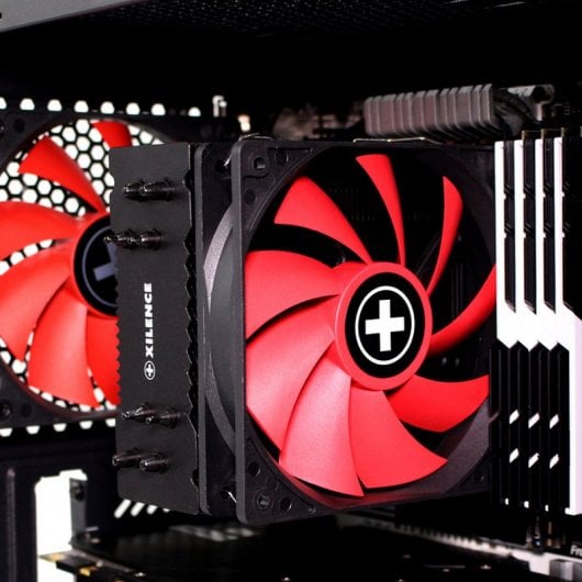 Xilence M704 Cooler de CPU 120mm Preto/Vermelho