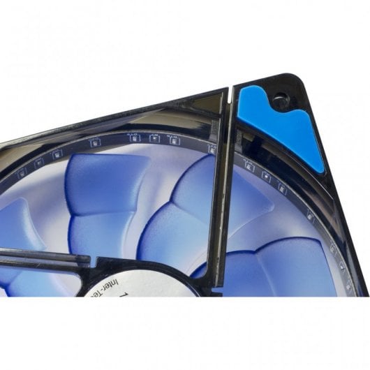 Inter-Tech L-12025 Ventilateur 120 mm LED bleue