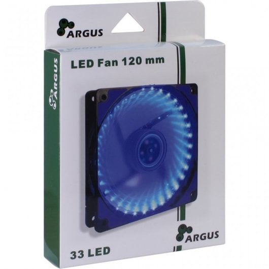 Inter-Tech L-12025 Ventilateur 120 mm LED bleue