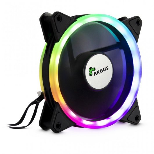 Inter-Tech Argus RS-041 RVB Ventilateur 120 mm Noir