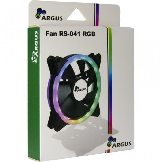 Inter-Tech Argus RS-041 RVB Ventilateur 120 mm Noir