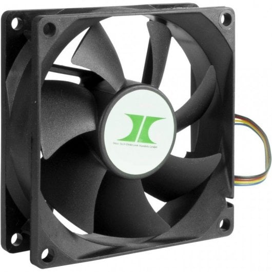 Inter-Tech 88887290 Confezione da 4 ventole IPC da 80 mm nere