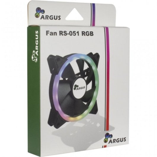 Ventola Inter-Tech Argus RS-051 RGB da 120 mm Nera