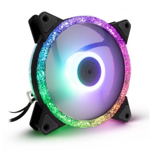 Inter-Tech Argus RS-071 RGB RGB-Lüfter mit Kristalleffekt 120 mm
