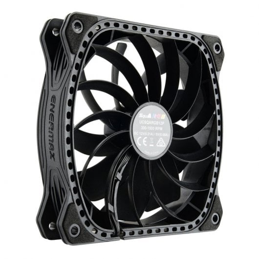 Enermax SquA RGB Ventilador 120mm Negro