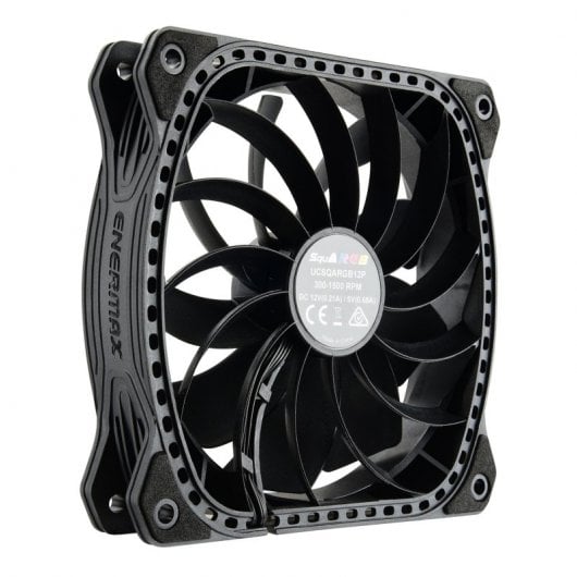 Ventilateur Enermax SquA RGB 120 mm Noir